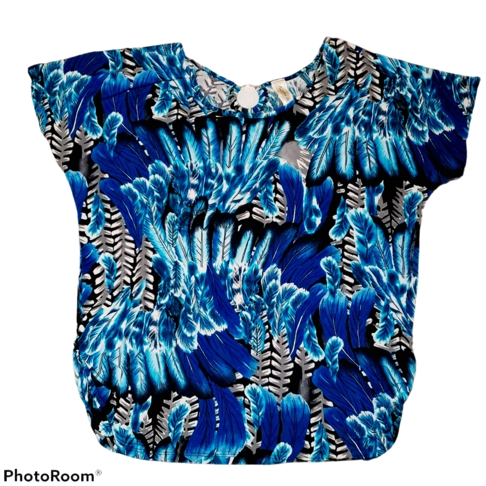 Perseption Women Plus Size Short Sleeve Cinch Waist Blouse 388